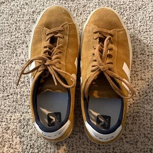 Veja Men's Brown Suede Sneakers